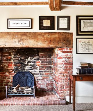 Oxfordshire country house fireplace