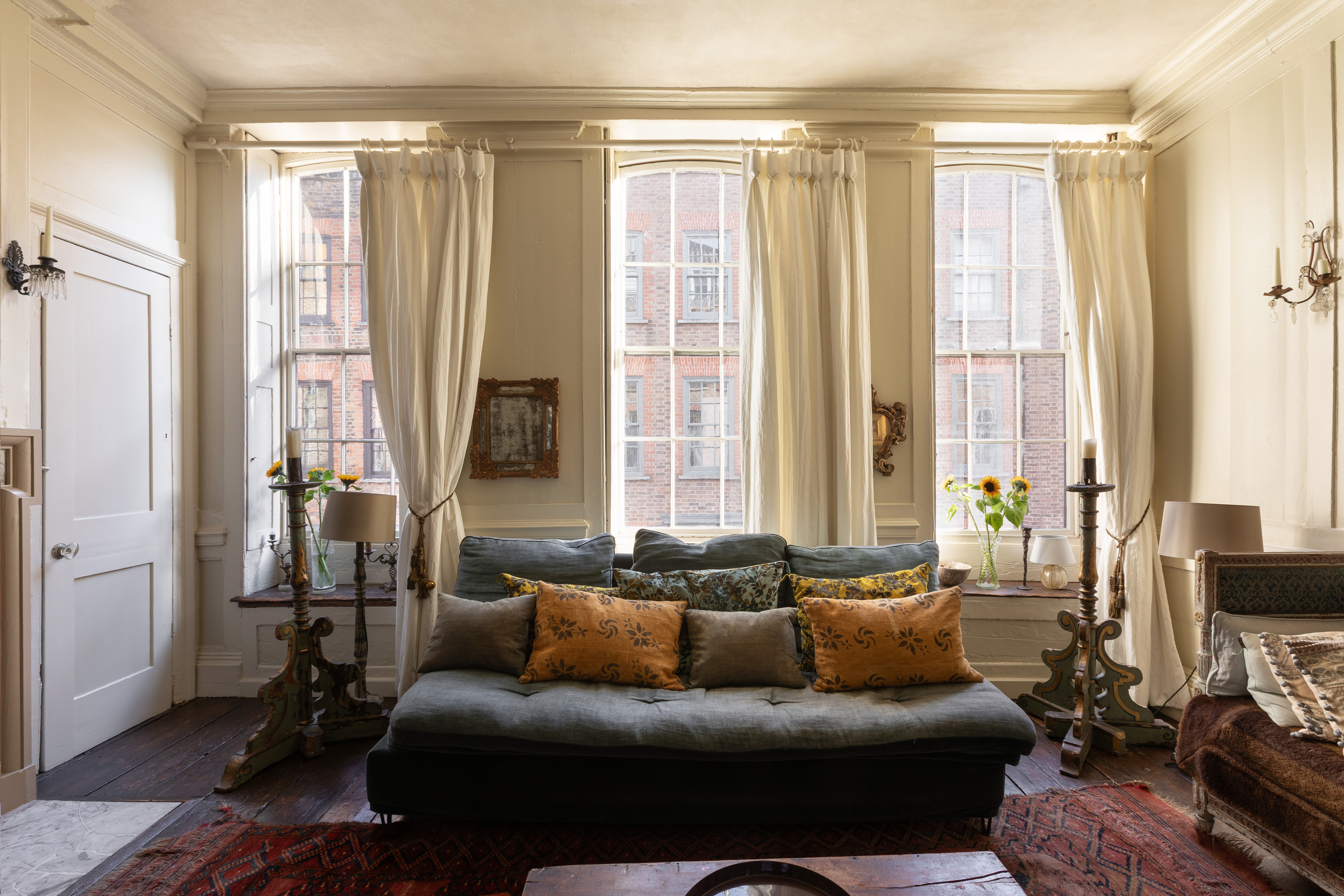 The living room at Wilkes Street