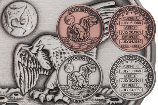 apollo 11 robbins medallions 50th