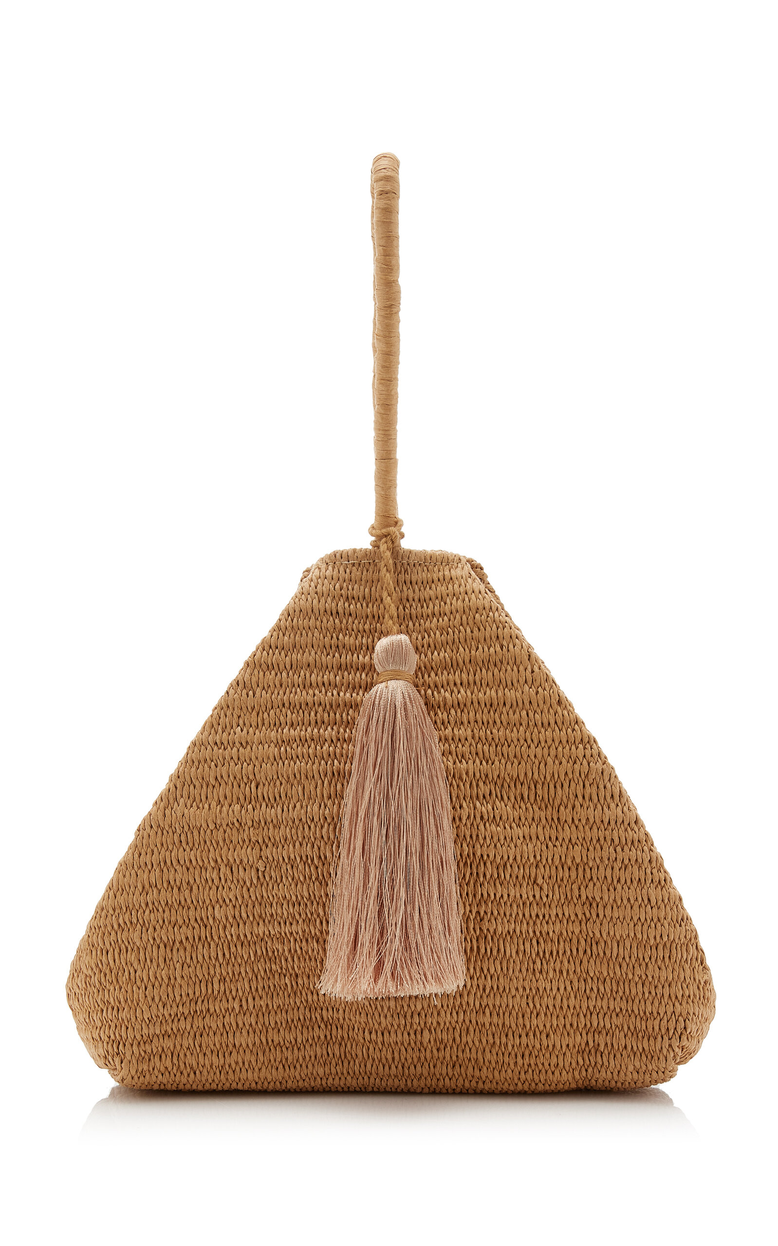 Exclusive La Isla Mara Tasseled Raffia Bag