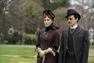 Kelley Curran and Blake Ritson in The Gilded Age
