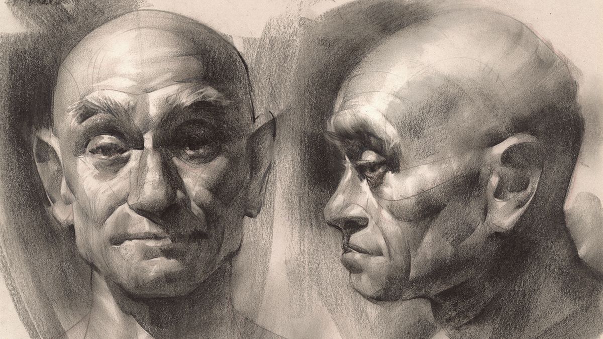 How to build light and shadow in charcoal