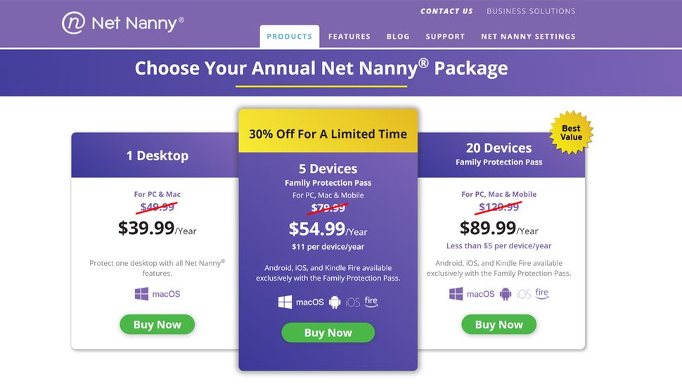 net nanny device out of contact