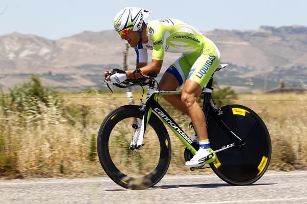 Alan Marangoni (Liquigas-Cannondale) rides to bronze.