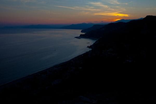 Beautiful coastline in Finale Ligure, Italy