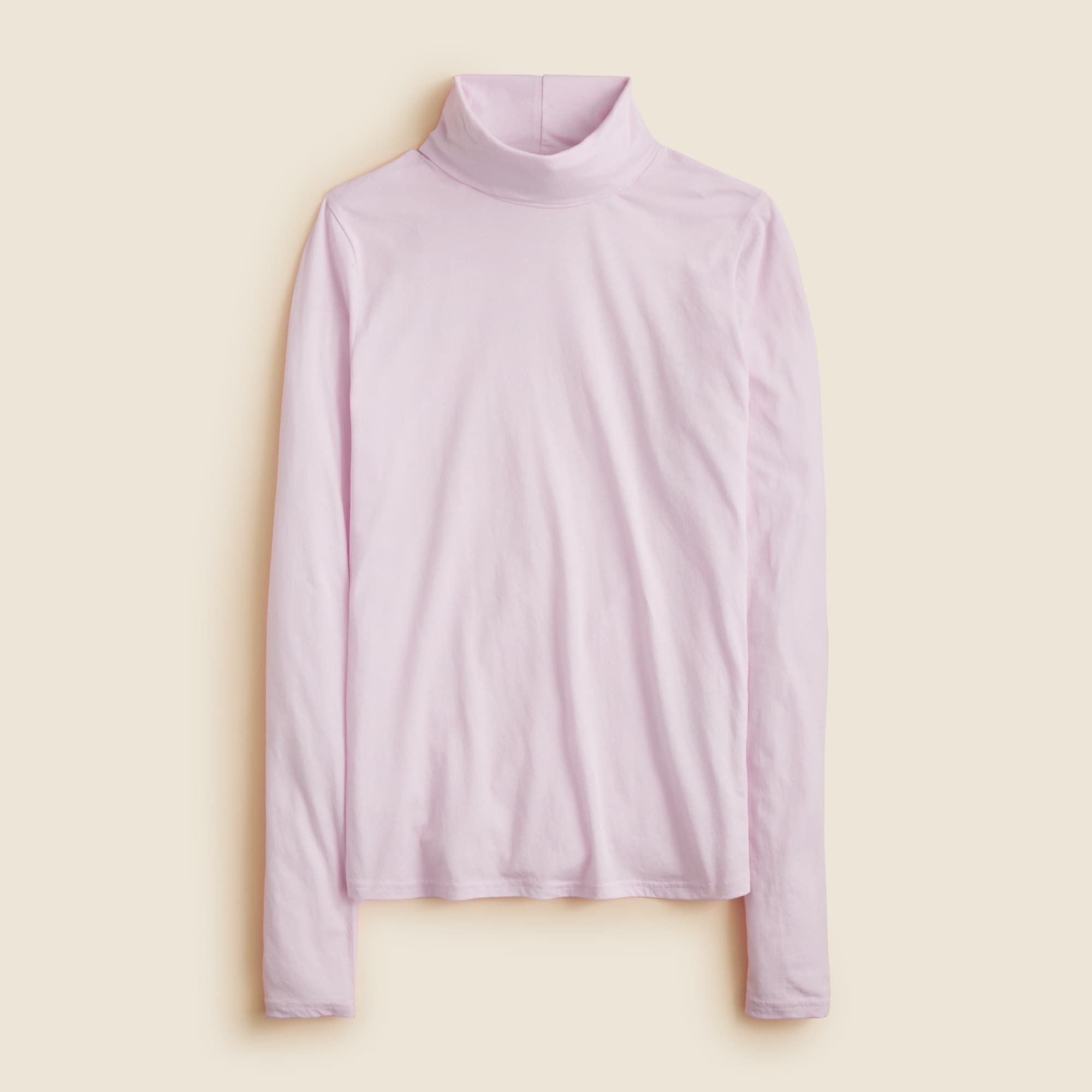Feather Jersey Turtleneck