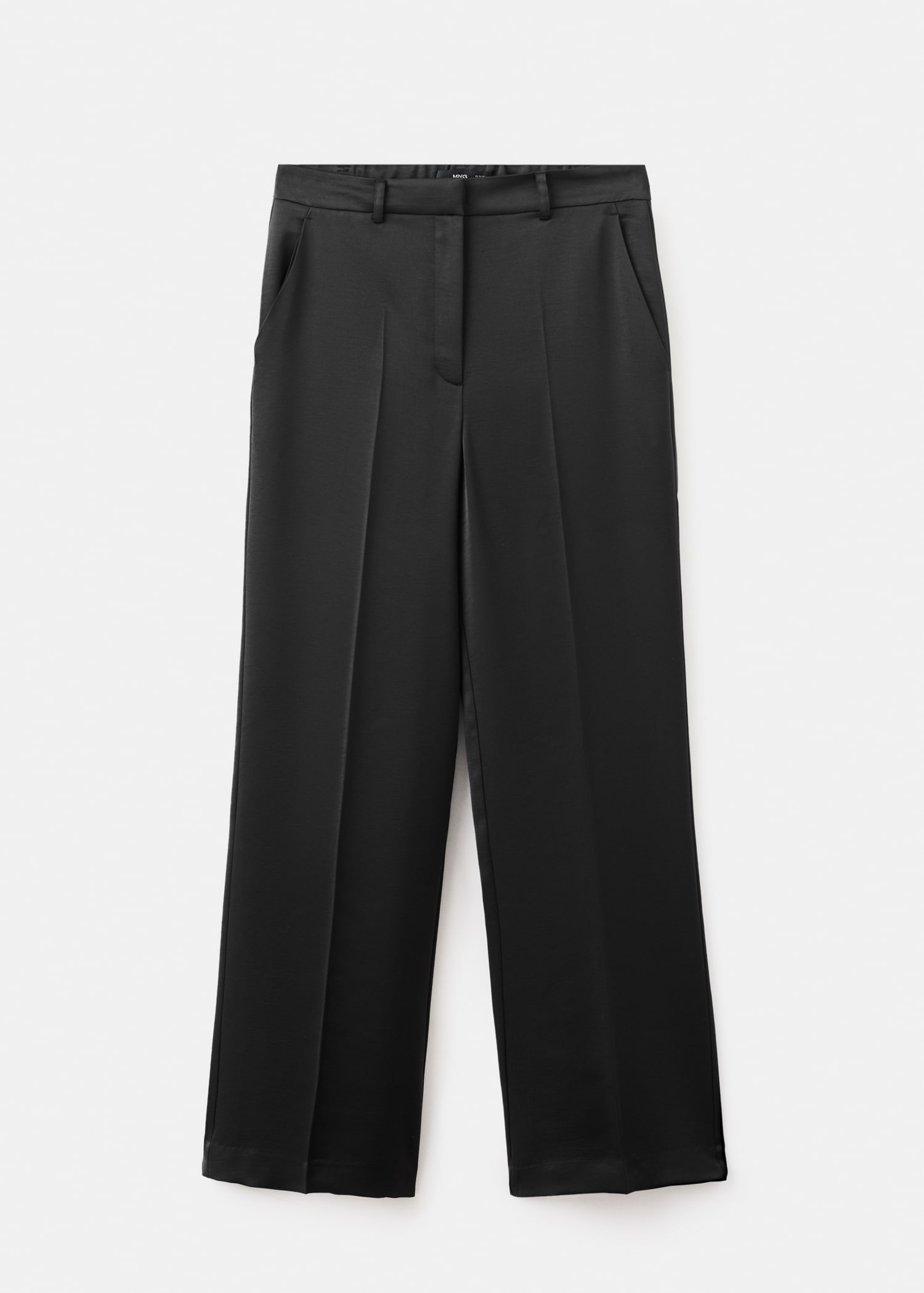 Satin Straight Fit Pants - Women | Mango USA
