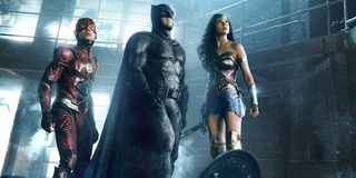 Justice League batman, the flash and wonder woman
