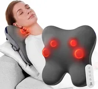 Heated back massager