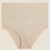 3pk No VPL Low Rise Brazilian Knickers - £10 at M&amp;S