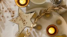 Star Hannukah table decorations