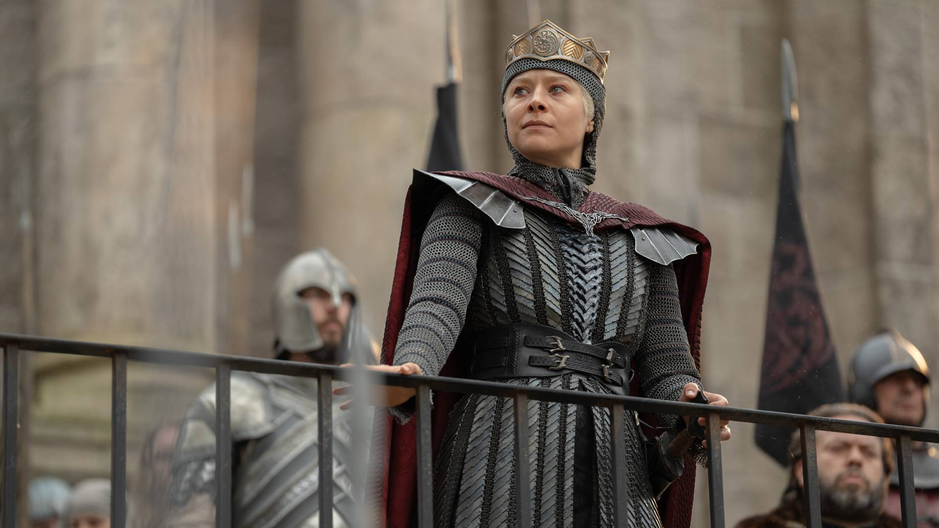 Emma D'Arcy as Rhaenyra Targaryen in House of the Dragon season 3 episode 8