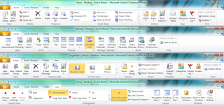 The Ribbon in Outlook