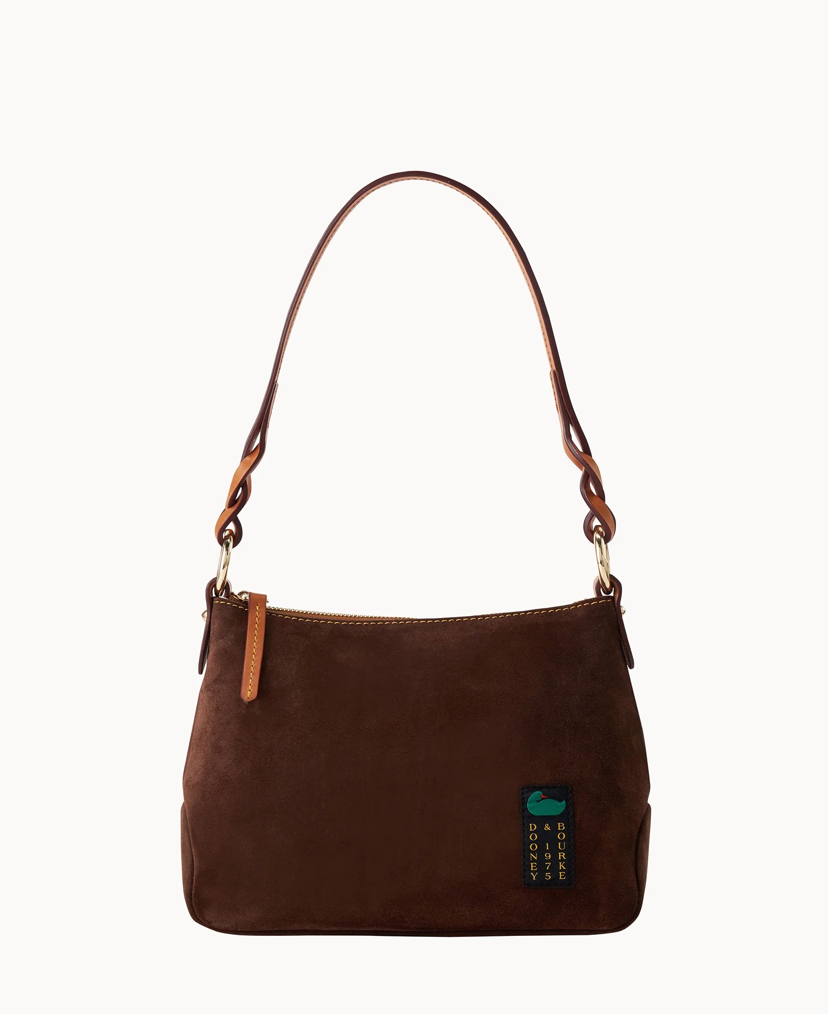 Dooney &amp;amp; Bourke, Suede Chloe 25, Black