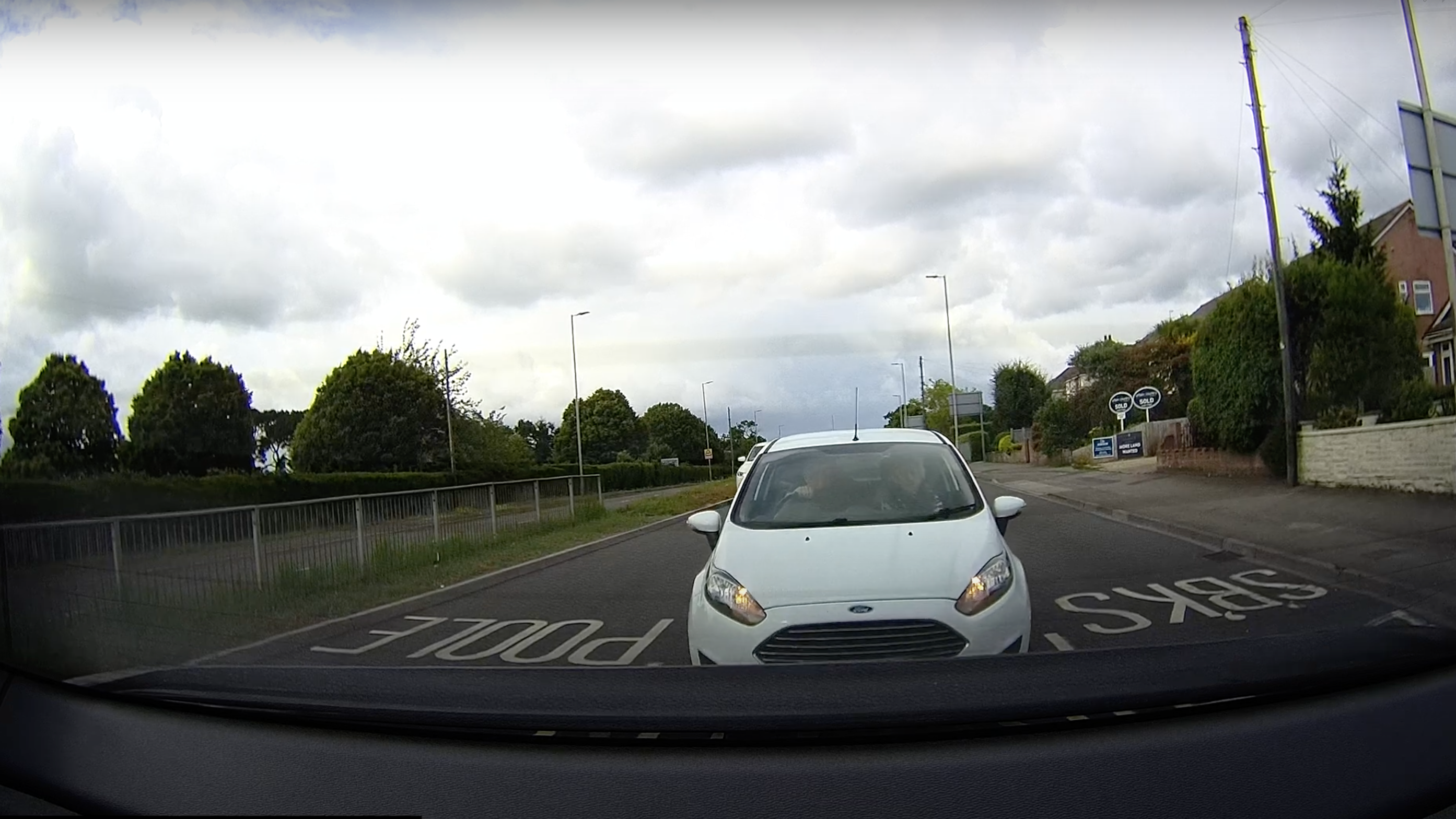 Photos of cars on a road taken on the Thinkware X1000 dash cam