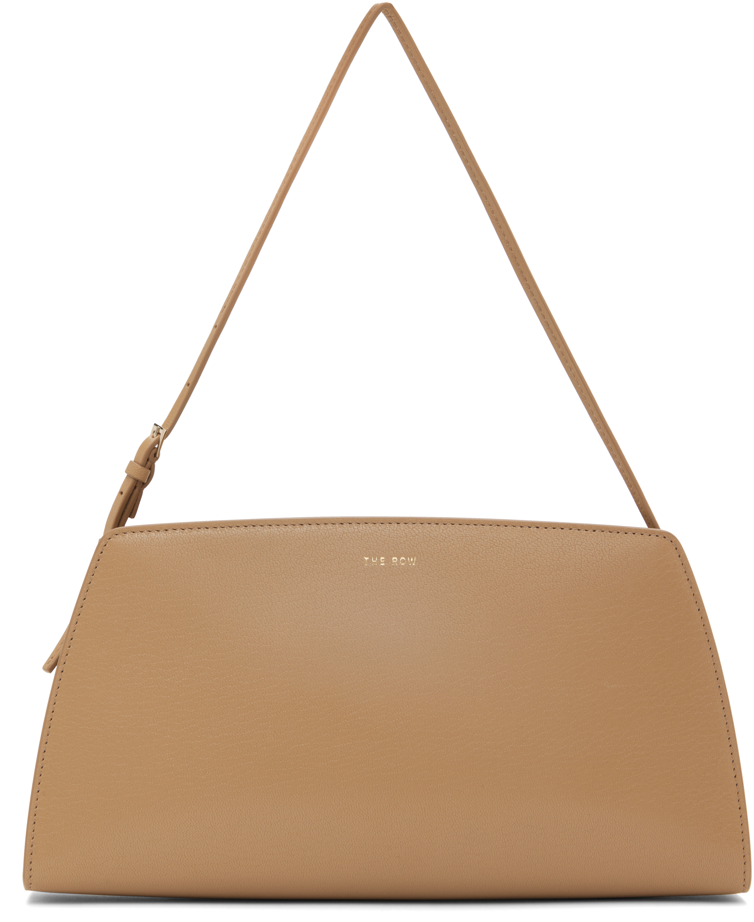 Tan Dalia Baguette Bag