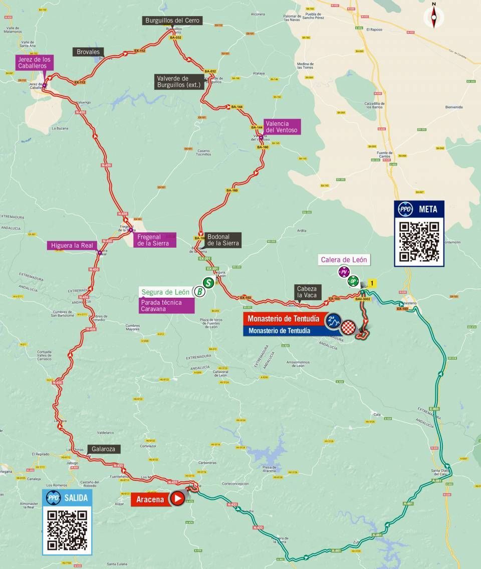 Maps and profiles of the 2022 Vuelta a Espana stages