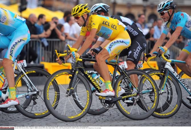 Vincenzo Nibali (Astana) kitted out in all yellow