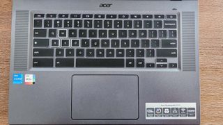 Acer Chromebook 516 GE on desk