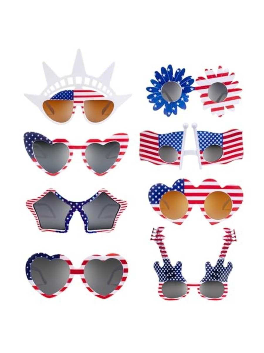 JUSTOTRY, Patriotic Sunglasses (8 Designs)