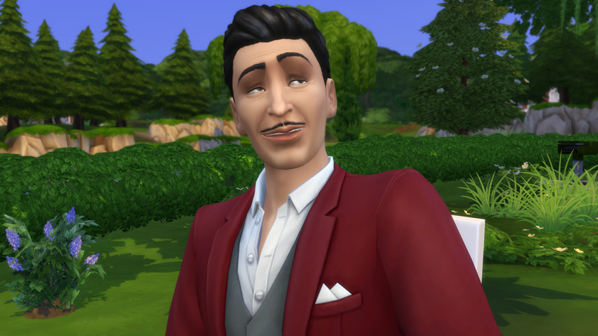 Sims 4 - Mortimer Goth looks amused