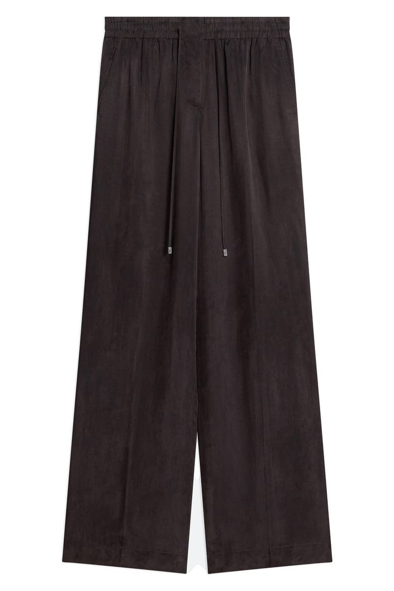 Fluid Microsuede Drawstring Pants
