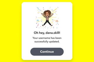 Snapchat Name Change Artwork
