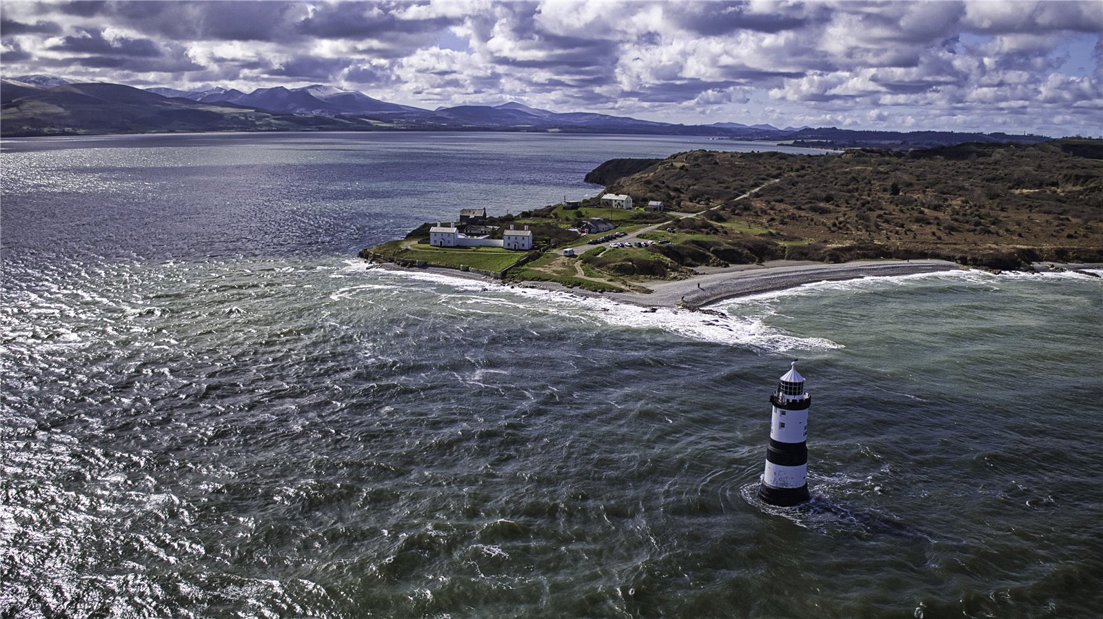 A home on the wild tip of one of the islands that dots the British coast — what could be finer?
