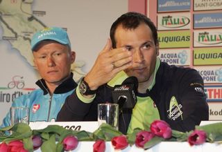 Ivan Basso refused to comment further on his teammate Franco Pellizotti's situation.