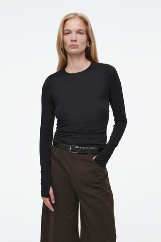 Slim Lightweight Long-Sleeved Top