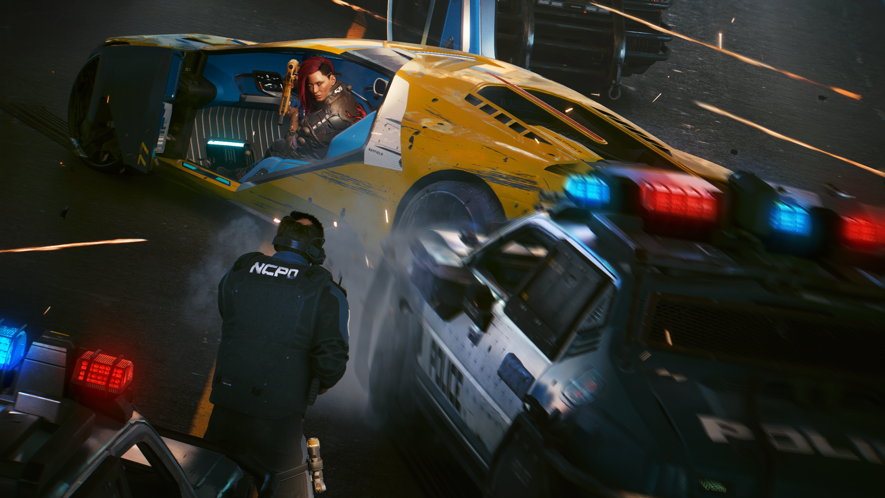 Cyberpunk 2077 screen (on Mac)