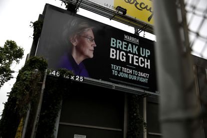 Elizabeth Warren billboard.