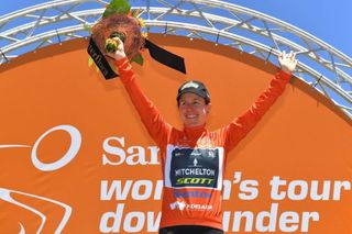 Mitchelton-Scott's Amanda Spratt won the 2019 Tour Down Under for the third year in a row