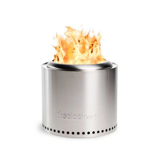 a silver solo stove