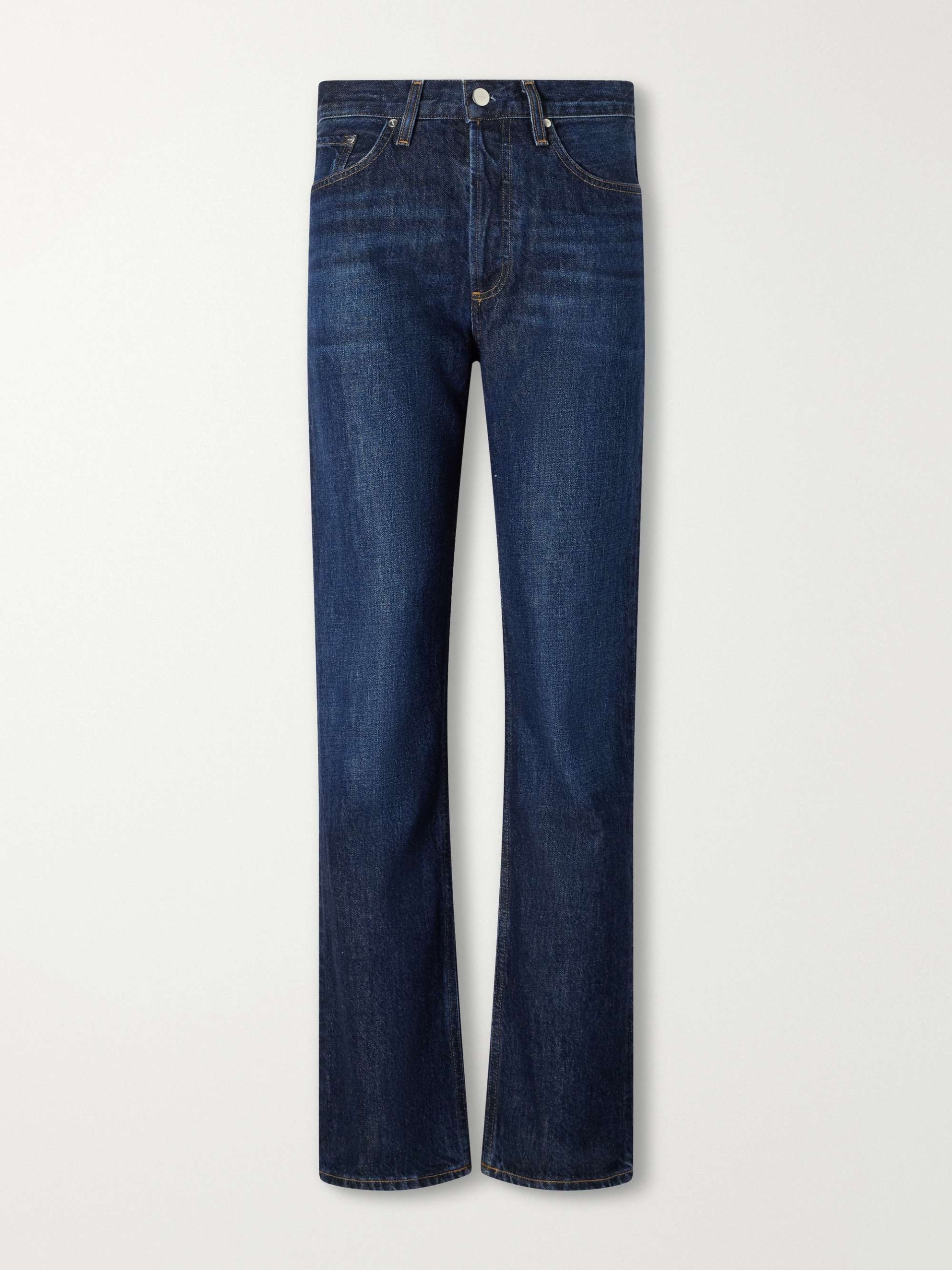 Lana Mid-Rise Straight-Leg Jeans