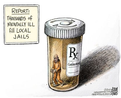 Editorial cartoon U.S. prison health