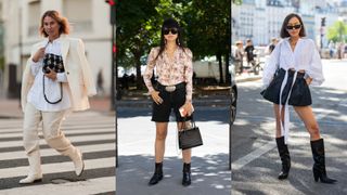 how to wear cowboy boots with a blouse