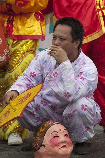 Shows over for one of the performers in Wenchang.