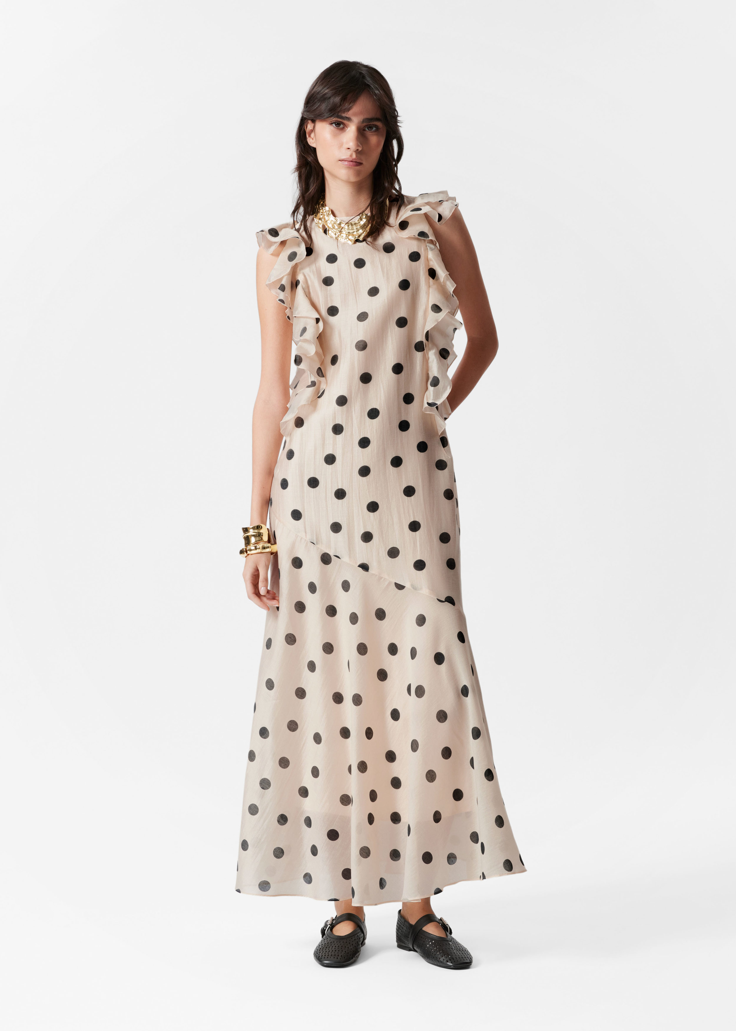 Frilled Maxi Dress