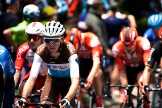 Romain Bardet racing Tour Down Under