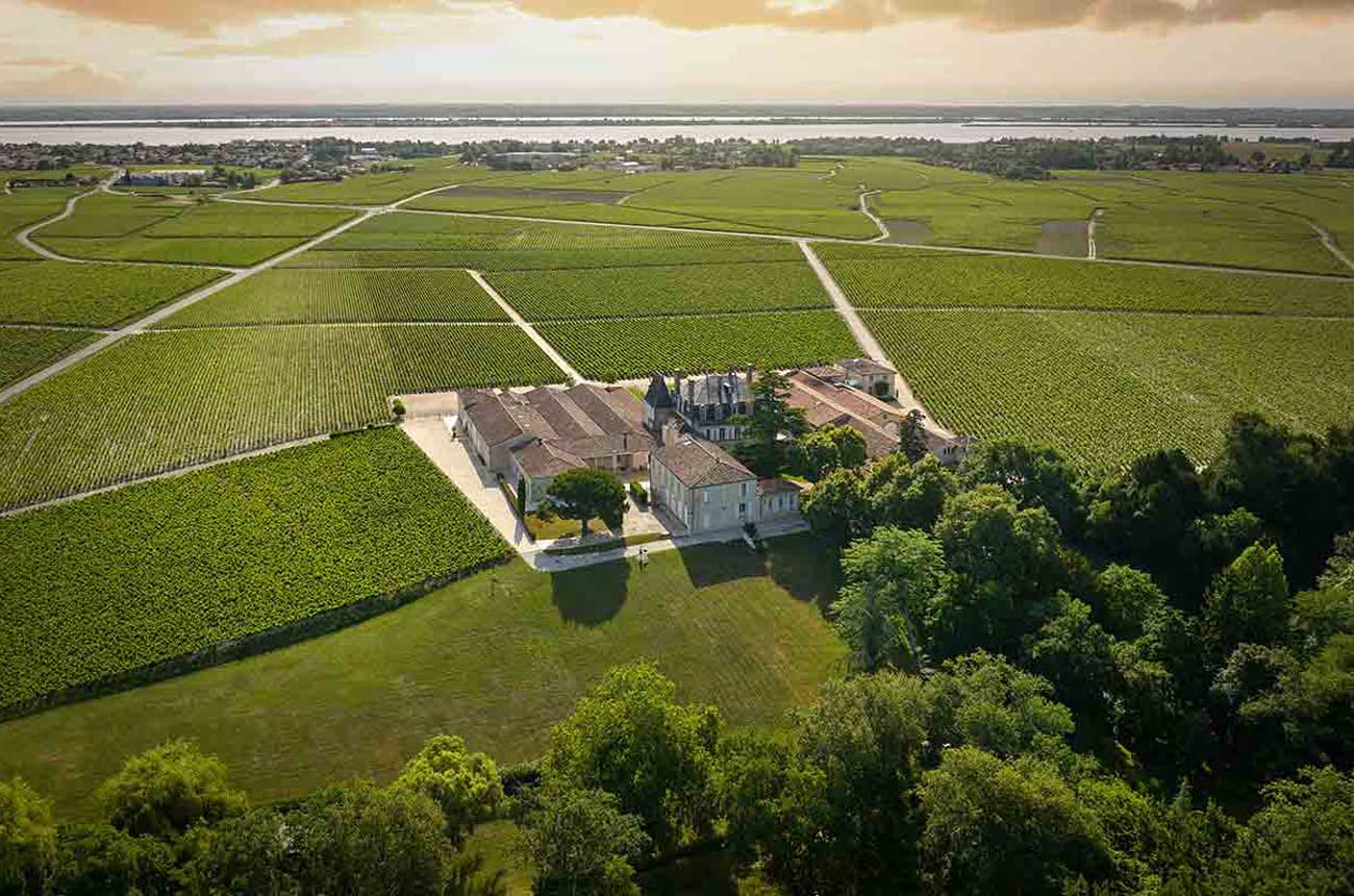 Ch&acirc;teau Grand-Puy-Lacoste in Pauillac in Bordeaux, France