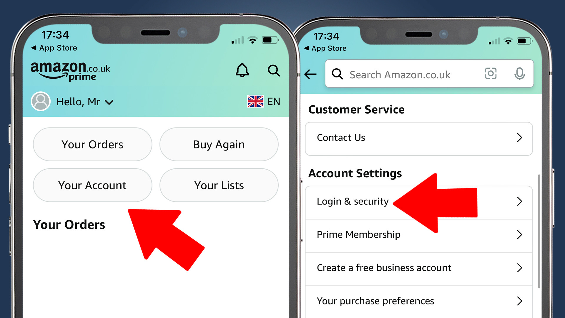 Making passkey on Amazon app for iOS