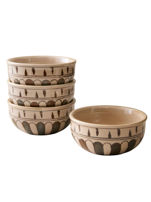 Pierce & Ward Painted Cereal Bowl, Set of 4