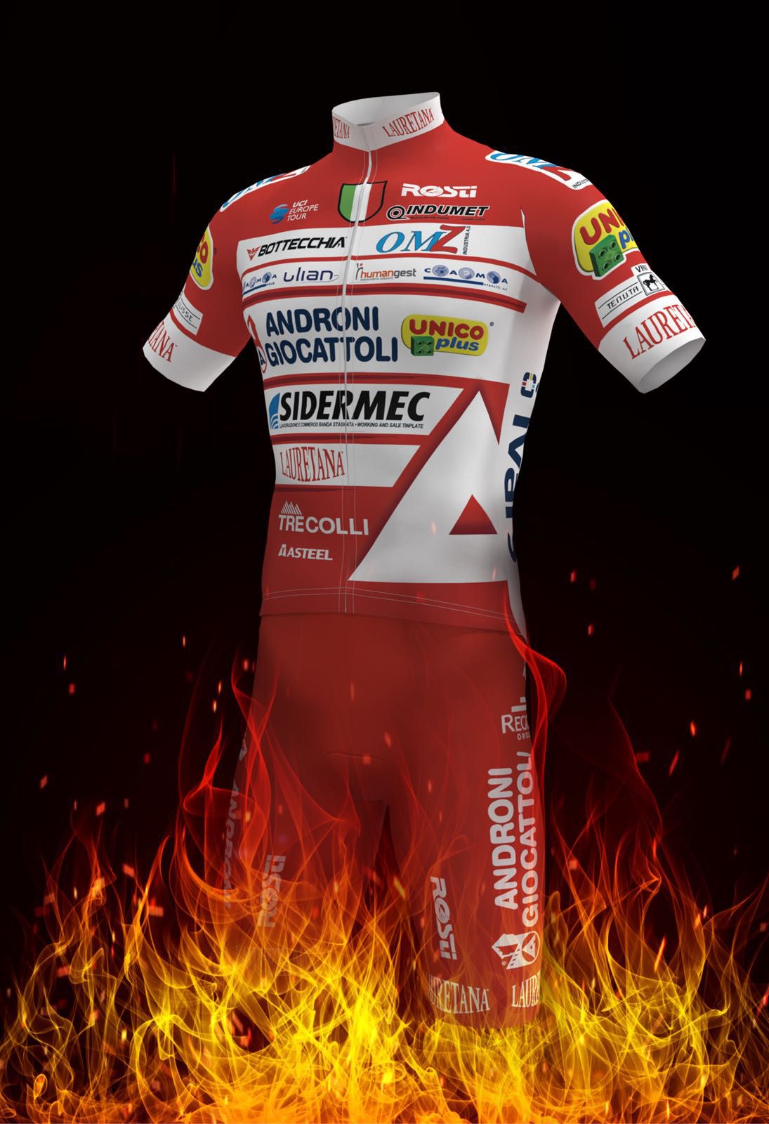 The 2019 Androni Giocattoli-Sidermec kit