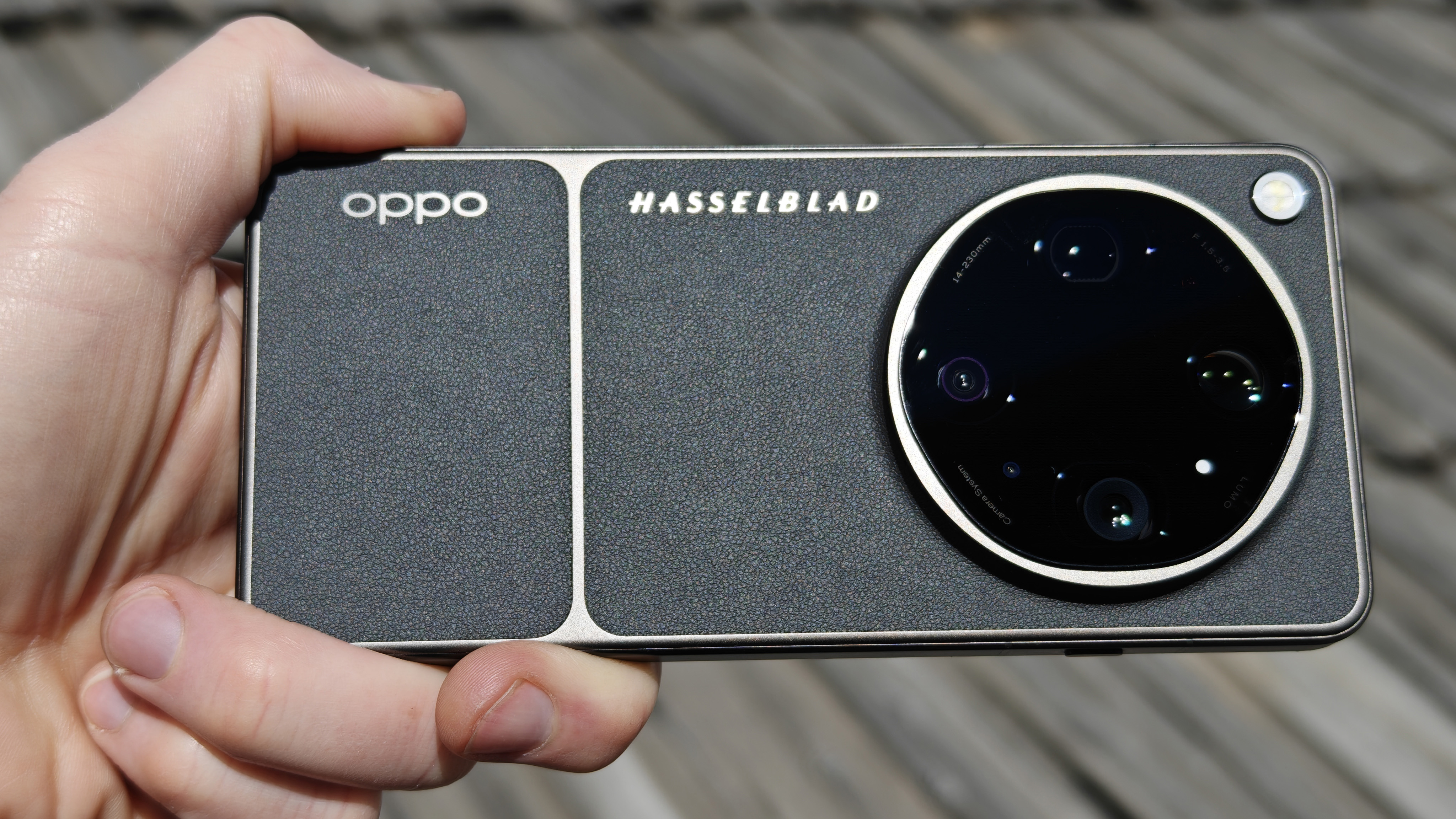 Oppo Find X9 Ultra phone in the hand