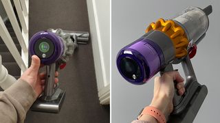 Dyson V11 vs V15 being used by reviewers