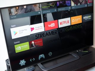 NVIDIA Shield Android TV interface