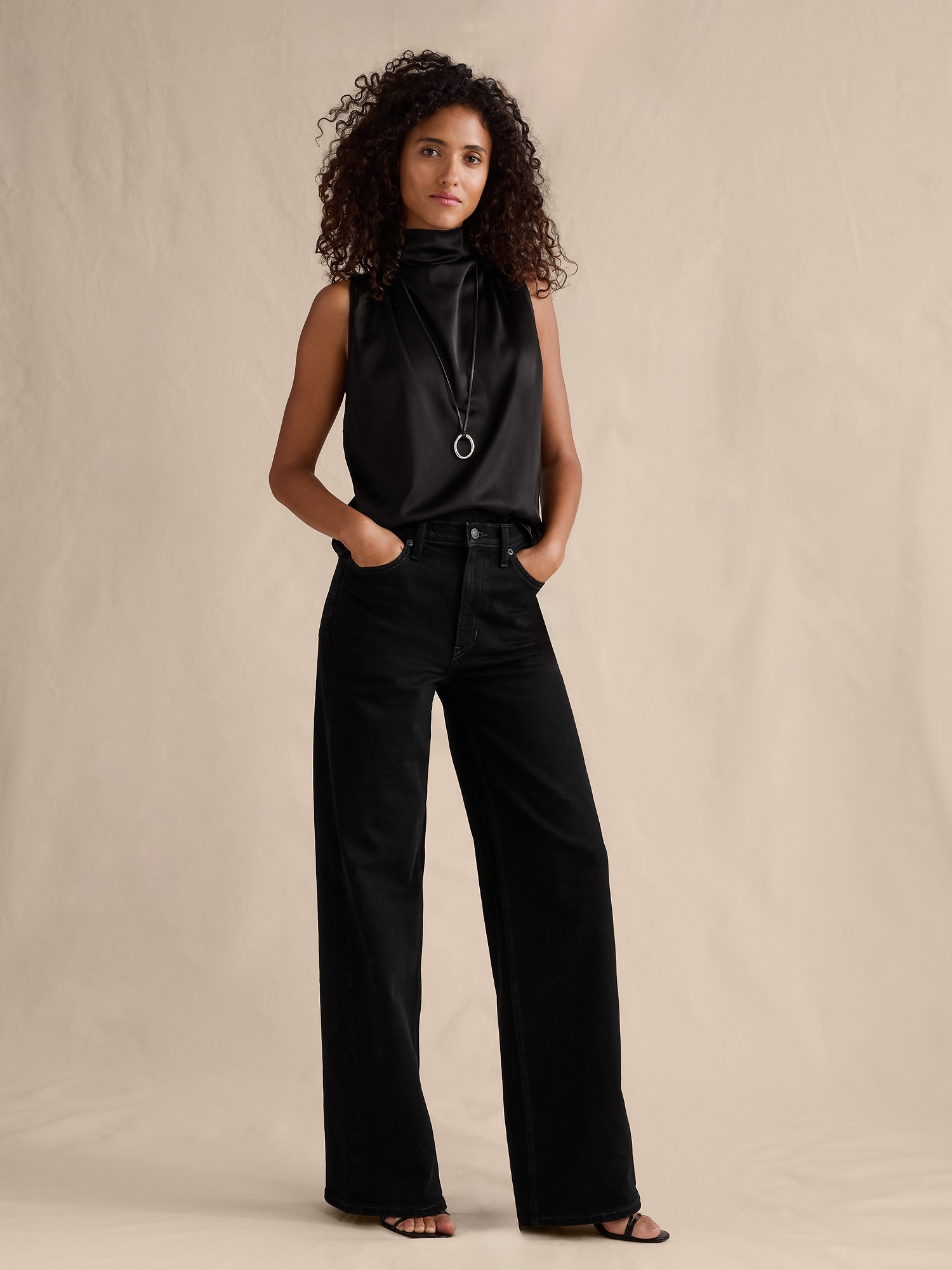 Banana Republic The Icon Classic Wide-Leg Jean
