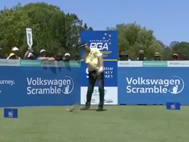 John Senden&#039;s Driver Snaps Mid-Swing