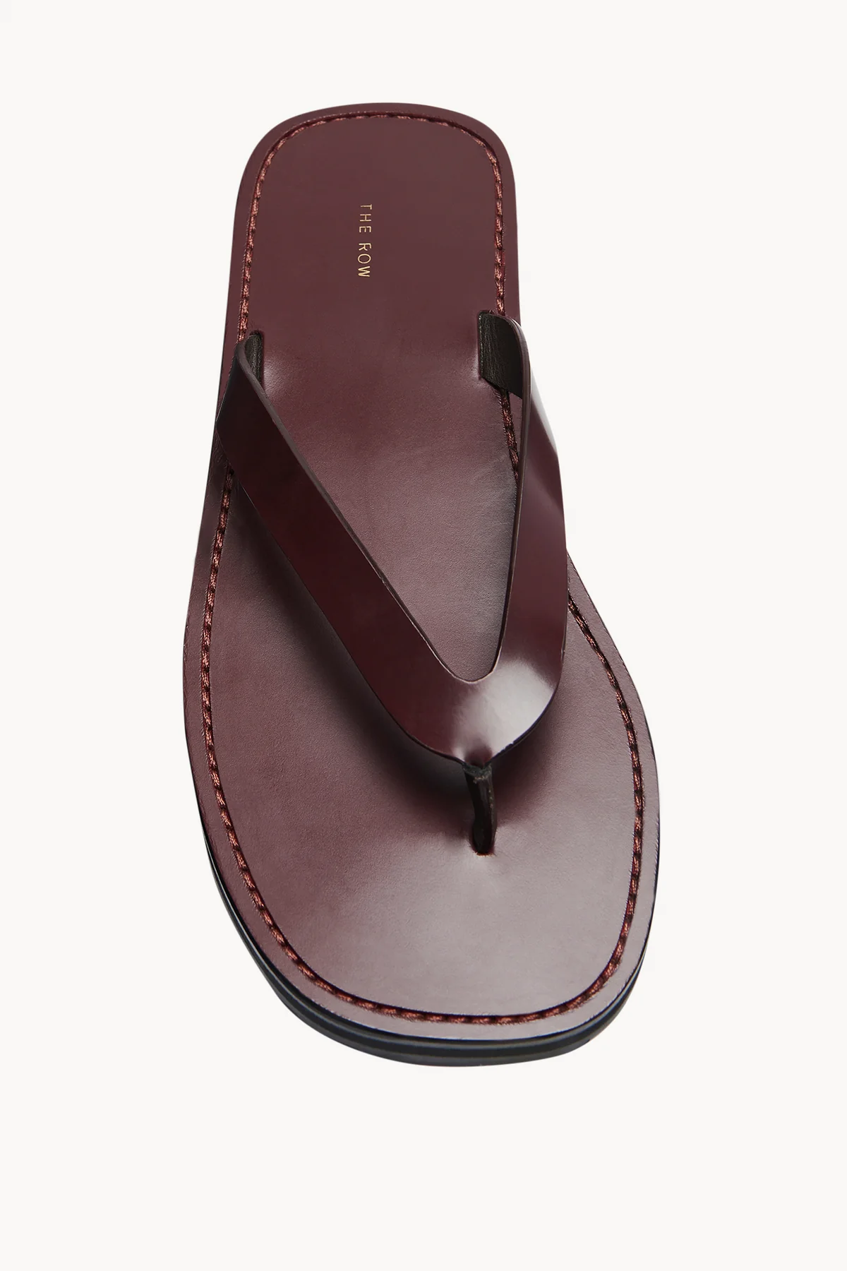 The Row, City Flip Flop in Leather